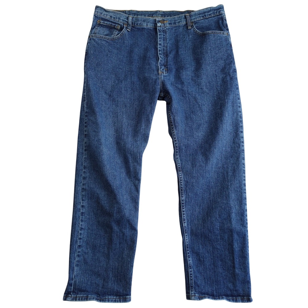 Vintage Wrangler Mens Jeans 40x30 Blue Regular Fit Denim Heavy Cowboy Work Pants